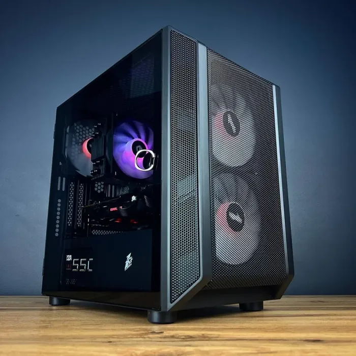 Збірка під замовлення: комп'ютер 1stPlayer D3-3F2-PLUS Black Tower / AMD Ryzen 5 3600 (6 (12) ядер по 3.6 - 4.2 GHz) / 16 GB DDR4 / 512 GB SSD M.2 / nVidia GeForce GTX 1070, 8 GB GDDR5, 256-bit / 550W б/в - зображення 8