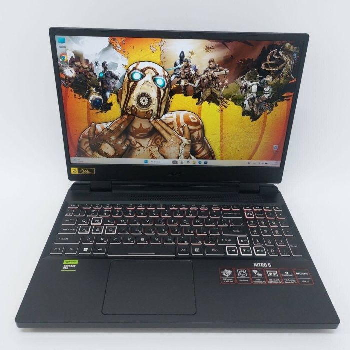 Ігровий ноутбук Acer Nitro 5 / 15.6" (1920x1080) IPS / Intel Core i5-12450H (8 (12) ядер по 3.3 - 4.4 GHz) / 16 GB DDR5 / 512 GB SSD / nVidia GeForce RTX 4050, 6 GB GDDR6, 96-bit / WebCam б/в - изображение 3