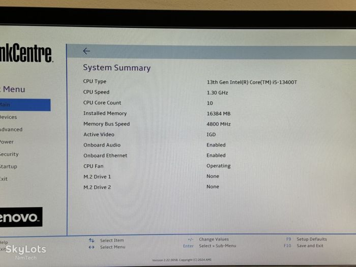Неттоп Lenovo ThinkCentre M70q Gen 5 USFF / Intel Core i5-13400T (10 (16) ядер по 1.3 - 4.4 GHz) / 16 GB DDR4 / 512 GB SSD M.2 / Intel UHD Graphics 730 / USB 3.2 б/в - зображення 9