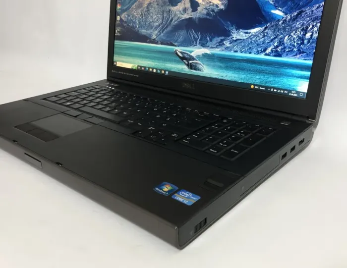 Мобільна робоча станція Б-класу Dell Precision M6700 / 17.3" (1920x1080) TN / Intel Core i7-3720QM (4 (8) ядра по 2,6 - 3,6 ГГц) / 16 ГБ DDR3 / 256 ГБ SSD / nVidia Quadro K3000M, 2 ГБ GDDR5, 256-біт / WebCam / Win 10 Pro б/в - зображення 9
