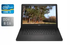 Ноутбук Dell Latitude 3470 / 14" (1366x768) TN / Intel Core i3-6100U (2 (4) ядра по 2.3 GHz) / 8 GB DDR3 / 240 GB SSD / Intel HD Graphics 520 / WebCam / VGA / Windows 10 б/в