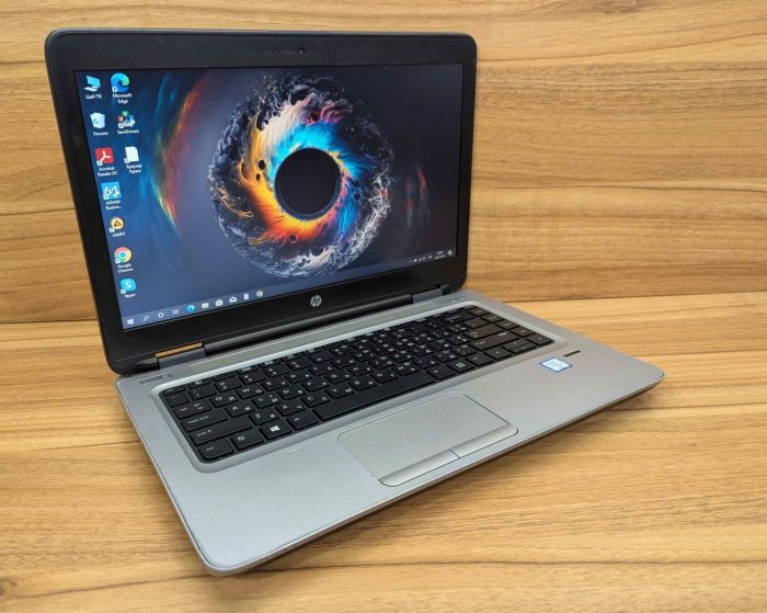 Ноутбук HP ProBook 640 G2 / 14" (1366x768) TN / Intel Core i7-6600U (2 (4) ядра по 2.6 - 3.4 GHz) / 8 GB DDR4 / 500 GB HDD / Intel HD Graphics 520 / WebCam / Fingerprint / Windows 10 б/в - зображення 4