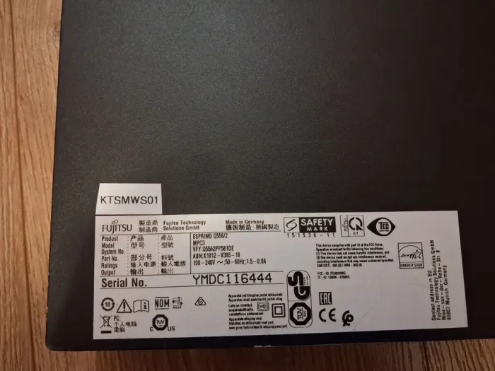 Неттоп Fujitsu Esprimo Q556/2 USFF / Intel Core i5-7400T (4 ядра по 2.4 - 3.0 GHz) / 8 GB DDR4 / 256 GB SSD / Intel HD Graphics 630 / DVD-ROM / DisplayPort б/в - зображення 4