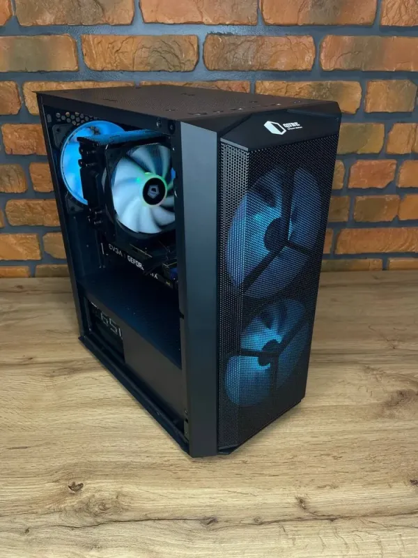 Складання під замовлення: ігровий ПК Qube Wind Black Tower / Intel Core i3-12100F (4(8) ядра по 3.3-4.3GHz) / 16GB DDR4 / 1000GB SSD M.2 / GeForce RTX 3060, 12GB GDDR6, 192-bit / HDMI / 650W - зображення 6