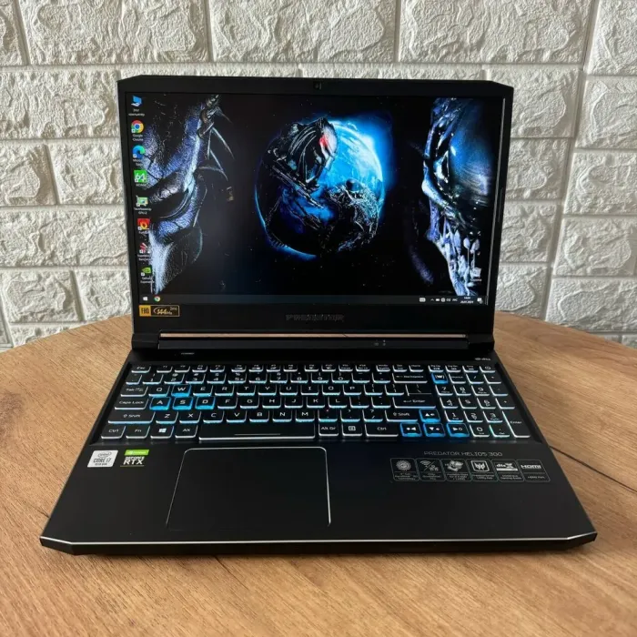 Ігровий ноутбук Acer Predator Helios 300 PH315-53 / 15.6" (1920x1080) IPS / Intel Core i7-10750H (6 (12) ядер по 2.6 - 4.8 GHz) / 16 GB DDR4 / 512 GB SSD / nVidia GeForce RTX 2060, 6 GB GDDR6, 192-bit / WebCam б/в - зображення 2