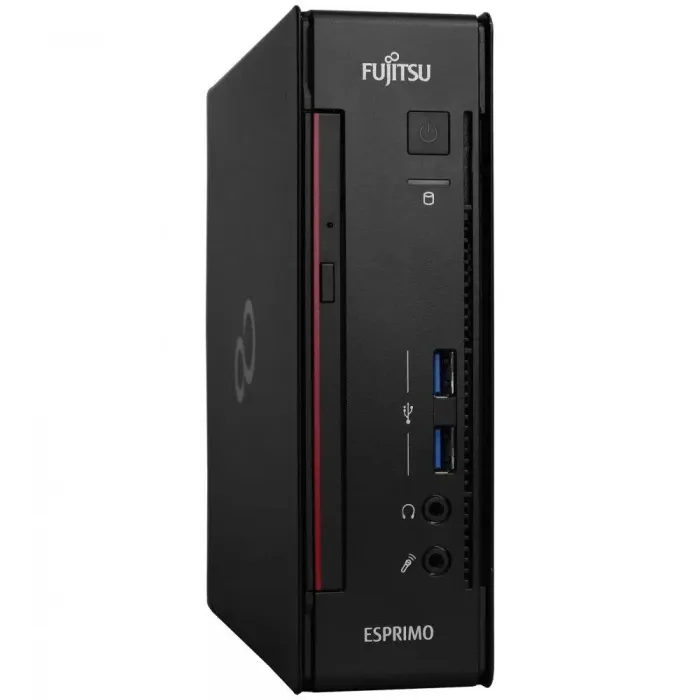 Неттоп Fujitsu Esprimo Q556 USFF / Intel Core i5-6500T (4 ядра по 2.5 - 3.1 GHz) / 8 GB DDR4 / 240 GB SSD / Intel HD Graphics 530 / DVD-ROM б/в - зображення 2