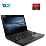 Ноутбук HP ProBook 4320s / 13.3" (1366x768) TN / Intel Core i3-350M (2 (4) ядра по 2.26 GHz) / 4 GB DDR3 / 320 GB HDD / AMD Radeon HD 5470, 512 MB DDR / АКБ не тримає б/в