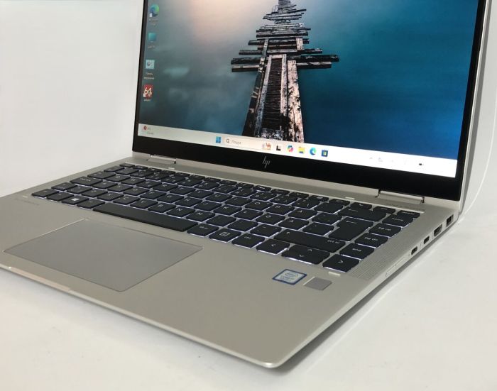 Ультрабук-трансформер HP EliteBook x360 1040 G5 / 14" (1920x1080) IPS Touch / Intel Core i7-8550U (4 (8) ядра по 1.8 - 4.0 GHz) / 16 GB DDR4 / 512 GB SSD / Intel UHD Graphics 620 / WebCam / Win 11 Pro б/в - зображення 10
