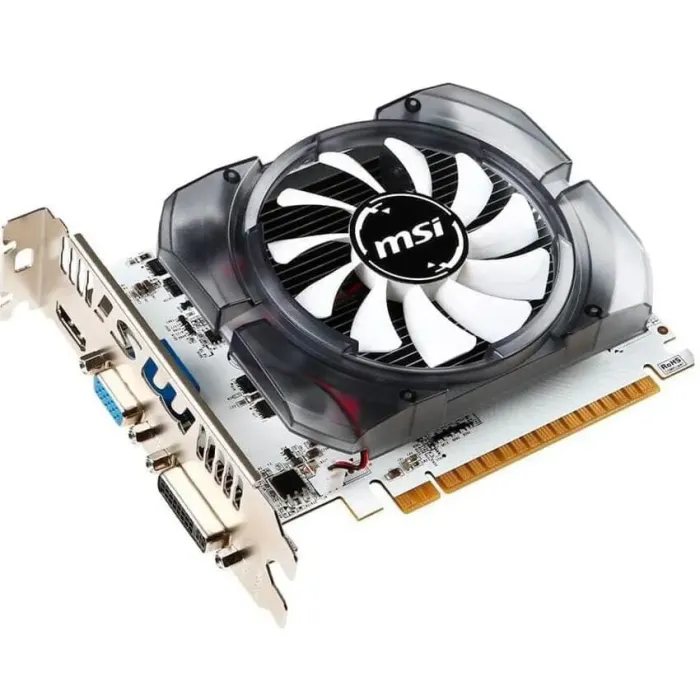 Дискретна відеокарта MSI GeForce GT 730 V2, 2 GB DDR3, 128-bit / 1x HDMI, 1x DVI, 1x VGA б/в - зображення 1