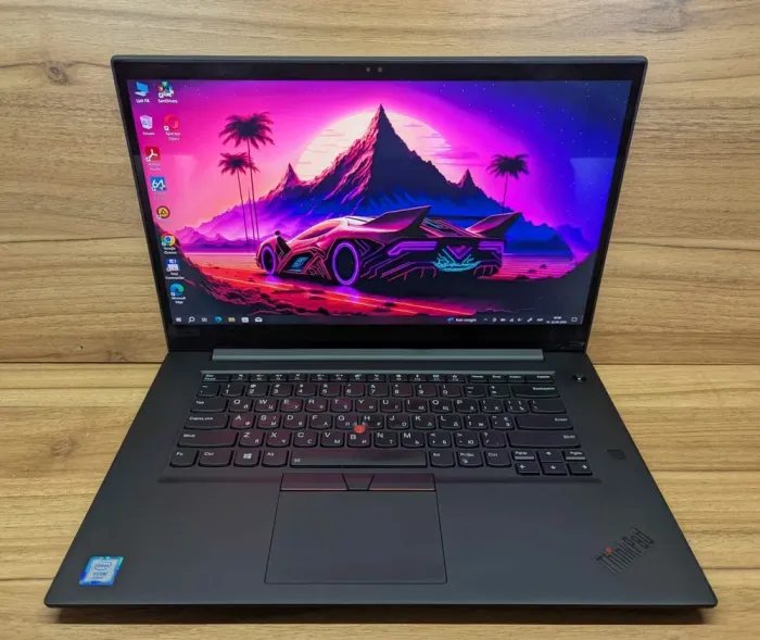 Ноутбук рабочая станция Б-клас Lenovo ThinkPad P1 / 15.6" (3840x2160) IPS Touch / Intel Xeon E-2176M (6 (12) ядер по 2.7 - 4.4 GHz) / 16 GB DDR4 / 512 GB SSD / nVidia Quadro P2000, 4 GB GDDR5, 128-bit / WebCam / Fingerprint / Windows 10 б/в - зображення 2