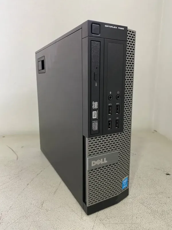 Комп'ютер Dell OptiPlex 7020 SFF / Intel Core i5-4590 (4 ядра по 3.3 - 3.7 GHz) / 8 GB DDR3 / 240 GB SSD / AMD Radeon R5 240, 1 GB GDDR3, 64-bit / DVD-ROM б/в - зображення 3