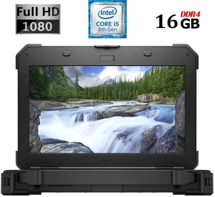 Захищений ноутбук Dell Latitude 5420 Rugged / 14" (1920x1080) IPS / Intel Core i5-8350U (4 (8) ядра по 1.7 - 3.6 GHz) / 16 GB DDR4 / 256 GB SSD M.2 / Intel UHD Graphics 620 / WebCam / Два АКБ б/в - зображення 1