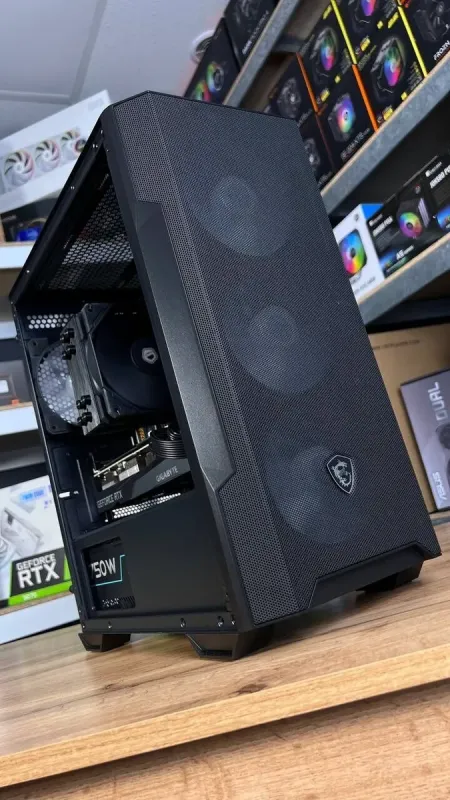 Збірка під замовлення: комп'ютер MSI MAG Forge M100R Black Tower / AMD Ryzen 5 7500F (6 (12) ядер по 3.7 - 5.0 GHz) / 32 GB DDR5 / 1000 GB SSD M.2 / nVidia GeForce RTX 3070, 8 GB GDDR6, 256-bit / 750W б/в - зображення 2