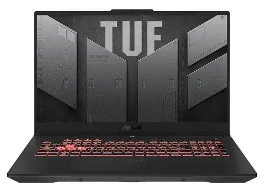 Ігровий ноутбук Asus TUF Gaming A17 FA707RR-HX006K / 17,3" (1920x1080) IPS / AMD Ryzen 7 6800H (8 (16) ядер по 3,2 - 4,7 ГГц) / 16 ГБ DDR5 / 480 ГБ SSD / nVidia GeForce RTX 3070, 8 ГБ GDDR6, 256-біт / Веб-камера б/в - зображення 2