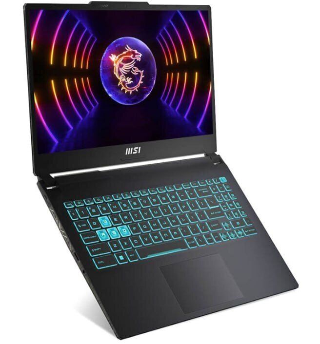 Ігровий ноутбук MSI Cyborg 15 A12VE-024NEU / 15,6" (1920x1080) IPS / Intel Core i5-12450H (8 (12) ядер по 3,3 - 4,4 ГГц) / 16 ГБ DDR5 / 500 ГБ SSD / nVidia GeForce RTX 4050, 6 ГБ GDDR6, 96-біт / Веб-камера б/в - зображення 4