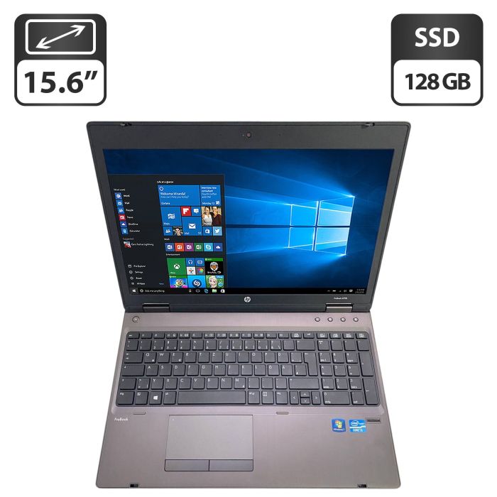 Ноутбук Б-клас HP ProBook 6570b / 15.6" (1600x900) TN / Intel Core i5-3210M (2 (4) ядра по 2.5 - 3.1 GHz) / 8 GB DDR3 / 128 GB SSD / Intel HD Graphics 4000 / WebCam / DVD-ROM б/в - зображення 1