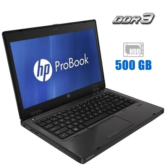 Ноутбук HP ProBook 6470b / 14" TN / Core i3-2370M (2(4) ядра по 2.4GHz) / 4GB DDR3 / 500GB HDD / HD Graphics 4000 / WebCam б/в - зображення 1