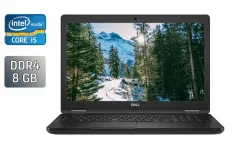 Ультрабук Б-клас Dell Latitude 5590 / 15.6" (1920x1080) IPS / Intel Core i5-7300U (2 (4) ядра по 2.6 - 3.5 GHz) / 8 GB DDR4 / 256 GB SSD / Intel HD Graphics 620 / WebCam / Windows 10 б/в