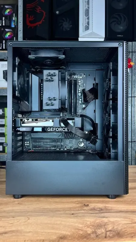 Ігровий ПК A-Data XPG Valor Mesh C Black Tower / AMD Ryzen 5 7500F (6 (12) ядра по 3.7 - 5.0 GHz) / 32 GB DDR5 / 1000 GB SSD M.2 / nVidia GeForce RTX 4060, 8 GB GDDR6, 128-bit / 750W / HDMI - зображення 7