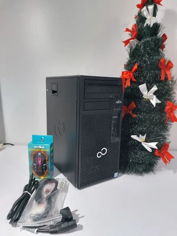 Компьютер Fujitsu Esprimo P957 E90 Tower / Intel Core i5-6600 (4 ядра по 3.3 - 3.9 GHz) / 16 GB DDR4 / 256 GB SSD M.2 + 500 GB HDD / nVidia GeForce GTX 1050 Ti, 4 GB GDDR5, 128-bit / DVD-ROM б/в - зображення 3