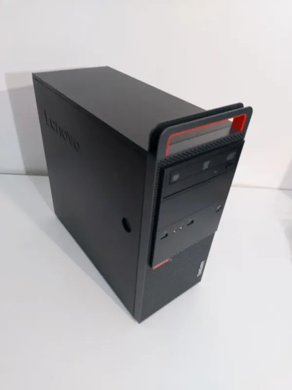 Комплект: Lenovo ThinkCentre M800 Tower / Intel Core i3-6100 (2 (4) ядра по 3.7 GHz) / 16 GB DDR4 / 256 GB SSD / Intel HD Graphics 530 / 350W / DVD-ROM + Монітор LG 24MB37PM-B / 24" (1920x1080) IPS б/в - зображення 3