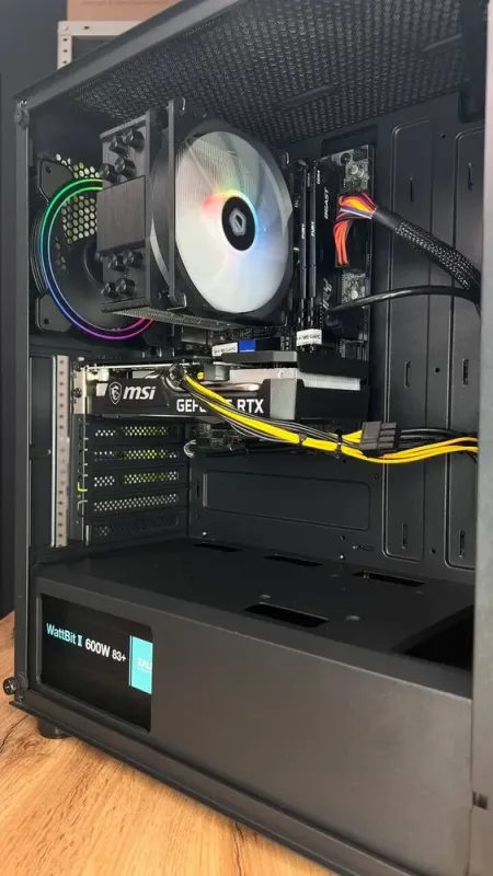 Збірка на замовлення: ігровий ПК 2E Gaming Galaxy G2055 Tower / Intel Core i5-11400F (6 (12) ядер по 2,6 - 4,4 ГГц) / 16 ГБ DDR4 / 500 ГБ SSD M.2 / nVidia GeForce RTX 3050, 8 ГБ GDDR6, 128-bit / 600 Вт б/в - зображення 5