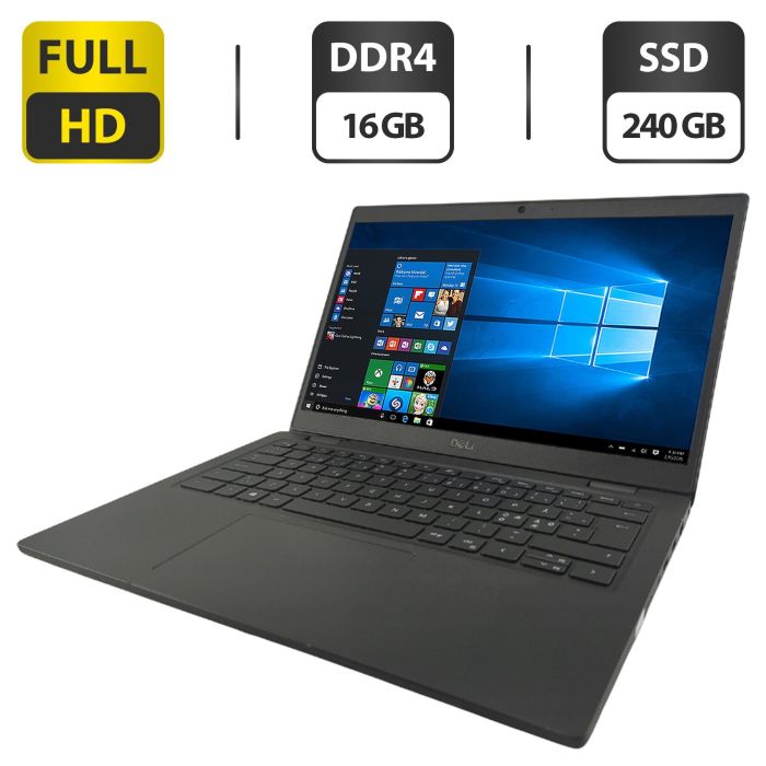 Ультрабук Dell Latitude 3420 / 14" (1920x1080) IPS / Intel Core i5-1135G7 (4 (8) ядра по 2.4 - 4.2 GHz) / 16 GB DDR4 / 240 GB SSD / Intel Iris Xe Graphics / WebCam б/в - зображення 1