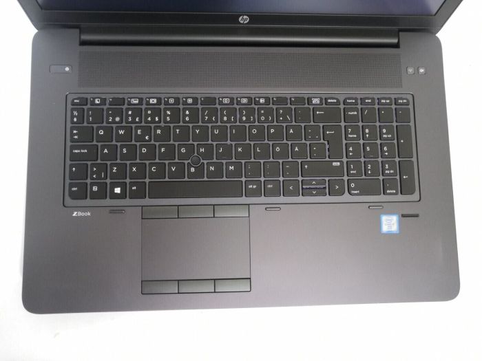 Мобільна робоча станція HP ZBook 17 G3 / 17.3" (1920x1080) IPS / Intel Core i7-6700HQ (4 (8) ядра по 2.6 - 3.5 GHz) / 16 GB DDR4 / 256 GB SSD / nVidia Quadro M2000M, 4 GB GDDR5, 128-bit / WebCam / 4G/LTE / Win 10 Pro б/в - изображение 8