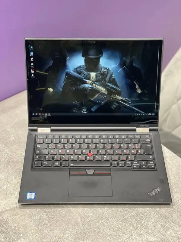Ультрабук Lenovo ThinkPad X380 Yoga / 13.3" (1920x1080) IPS Touch / Intel Core i5-8250U (4 (8) ядра по 1.6 - 3.4 GHz) / 8 GB DDR4 / 120 GB SSD / Intel UHD Graphics 620 / WebCam б/в - зображення 2