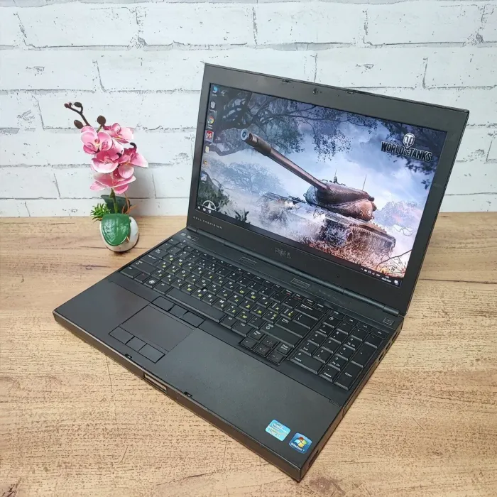Мобільна робоча станція Б-клас Dell Precision M4600 / 15.6" (1920x1080) TN / Intel Core i7-2820QM (4 (8) ядра по 2.3 - 3.4 GHz) / 16 GB DDR3 / 256 GB SSD / nVidia Quadro 2000M, 2 GB GDDR3, 128-bit / WebCam / DVD-ROM б/в - зображення 4