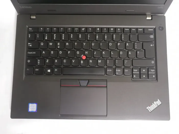 Ноутбук Lenovo ThinkPad L470 / 14" (1366x768) TN / Intel Core i3-7100U (2 (4) ядра по 2.4GHz) / 8 GB DDR4 / 128 GB SSD / HD Graphics 620 / WebCam / Win 10 Pro б/в - зображення 3
