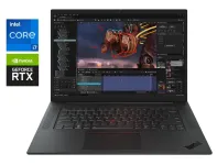 Ігровий ультрабук Lenovo ThinkPad P1 Gen 6 / 16" (2560x1600) IPS / Intel Core i7-13800H (14 (20) ядер по 2.5 - 5.2 GHz) / 32 GB DDR5 / 2000 GB SSD NVMe / nVidia GeForce RTX 4080, 12 GB GDDR6, 192-bit / WebCam б/в