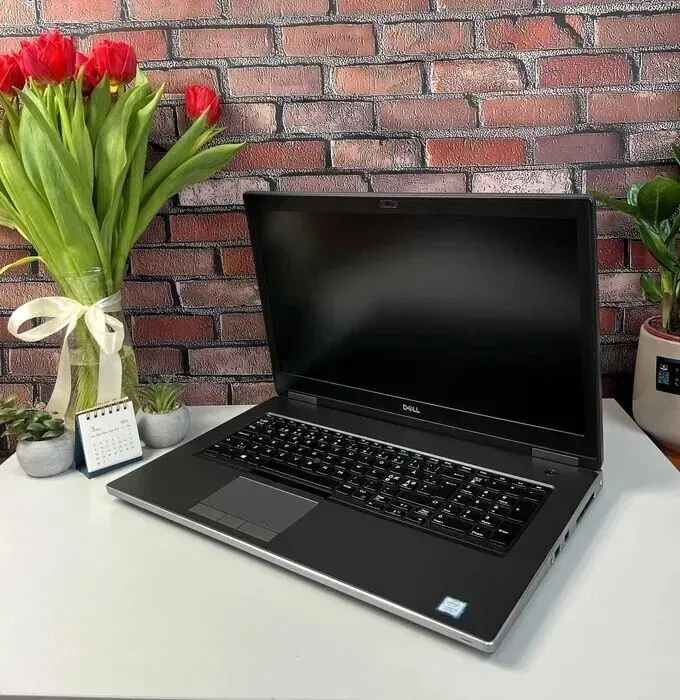 Мобільна робоча станція Dell Precision 7740 / 17.3" (1920x1080) IPS / Intel Core i9-9980HK (8 (16) ядер по 2.4 - 5.0 GHz) / 32 GB DDR4 / 1000 GB SSD M.2 / nVidia Quadro RTX 4000, 8 GB GDDR6, 256-bit / WebCam б/в - зображення 8