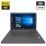 Ноутбук HP 15 ac154ng / 15.6" (1920x1080) IPS / Intel Celeron N3060 (2 ядра по 1.6 - 2.48 GHz) / 8 GB DDR3 / 120 GB SSD / Intel Graphics / WebCam / DVD-ROM б/в