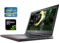 Ігровий ноутбук Б-клас Dell Inspiron 15 Gaming 7567 / 15.6" (1920x1080) IPS / Intel Core i5-7300HQ (4 ядра по 2.5 - 3.5 GHz) / 16 GB DDR4 / 128 GB SSD + 1000 GB HDD / nVidia GeForce GTX 1050, 4 GB GDDR5, 128-bit / WebCam б/в