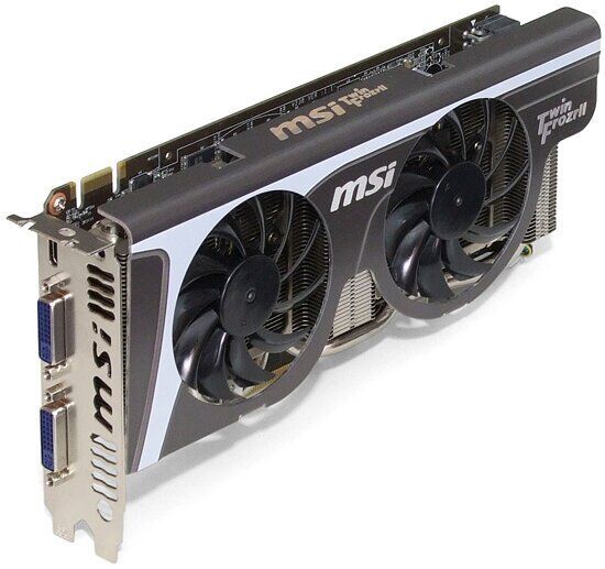 Дискретна відеокарта MSI GeForce GTX 560 Ti, 1 GB GDDR5, 256-bit / 1x mini-HDMI, 2x DVI б/в - зображення 1