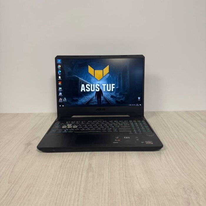 Ігровий ноутбук Asus TUF FX505DT / 15,6" (1920x1080) IPS / AMD Ryzen 5 3550H (4 (8) ядра по 2,1 - 3,7 ГГц) / 8 ГБ DDR4 / 512 ГБ SSD / nVidia GeForce GTX 1650, 4 ГБ GDDR5, 128-біт / Веб-камера б/в - изображение 2