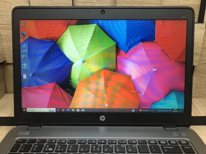 Ноутбук Б-клас HP EliteBook 840 G2 / 14" (1600x900) TN / Intel Core i5-5300U (2 (4) ядра по 2.3 - 2.9 GHz) / 8 GB DDR3 / 250 GB SSD / Intel HD Graphics 5500 / WebCam б/в - зображення 3