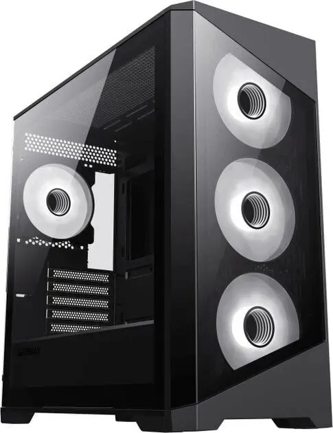 Ігровий ПК Hunter GameMax Destroyer Tower / AMD Ryzen 5 5500 (6 (12) ядер по 3,6 - 4,2 ГГц) / 8 ГБ DDR4 / 480 ГБ SSD / nVidia GeForce RTX 3050, 6 ГБ GDDR6, 96-біт - зображення 2