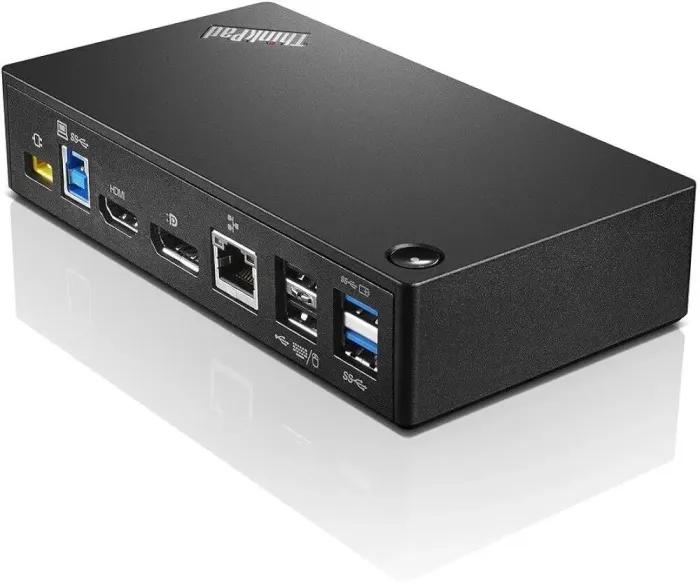 Док-станція Lenovo ThinkPad USB 3.0 Ultra Dock dk1523 40A8 / USB 3.0 / HDMI, DisplayPort / USB 3.0, USB 2.0 / Gigabit Ethernet / Блок живлення в комплекті б/в - зображення 3