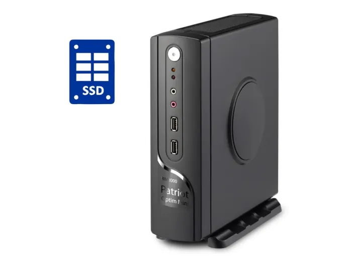 ПК Patriot Optim Mini RIM2000 USFF / Intel Celeron 1037U (2 ядра по 1.8 GHz) / 8 GB DDR3 / 60 GB SSD / Intel HD Graphics б/в - зображення 1