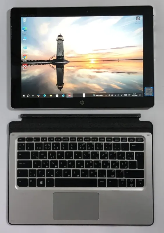 Нетбук-трансформер HP Elite x2 1012 G1 / 12.1" (1920x1080) IPS Touch / Intel Core m5-6Y54 (2 (4) ядра по 1.1 - 2.7 GHz) / 8 GB DDR3 / 256 GB SSD / Intel HD Graphics 515 / WebCam / Win 10 Pro б/в - зображення 6
