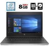 Ультрабук Б-клас HP ProBook 430 G5 / 13.3" (1366x768) TN / Intel Core i5-8250U (4 (8) ядра по 1.6 - 3.4 GHz) / 8 GB DDR4 / 128 GB SSD + 500 GB HDD / Intel UHD Graphics 620 / WebCam / Fingerprint / USB 3.1 / HDMI б/в