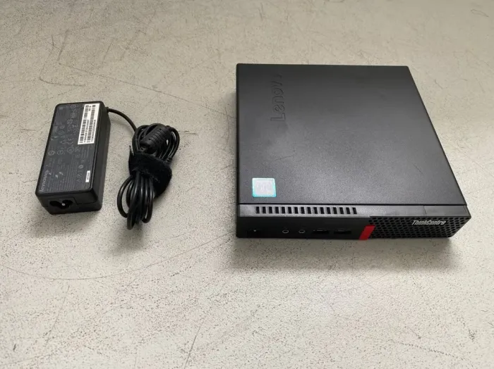 Неттоп Lenovo ThinkCentre M910q Tiny USFF / Intel Core i5-7500T (4 ядра по 2.7 - 3.3 GHz) / 8 GB DDR4 / 240 GB SSD / Intel HD Graphics 630 б/в - зображення 4