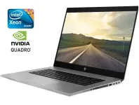Мобільна робоча станція HP ZBook Studio G5 / 15.6" (1920x1080) IPS / Intel Xeon E-2176M (6 (12) ядер по 2.7 - 4.4 GHz) / 16 GB DDR4 / 512 GB SSD / nVidia Quadro P1000, 4 GB DDR5, 128-bit / WebCam б/в