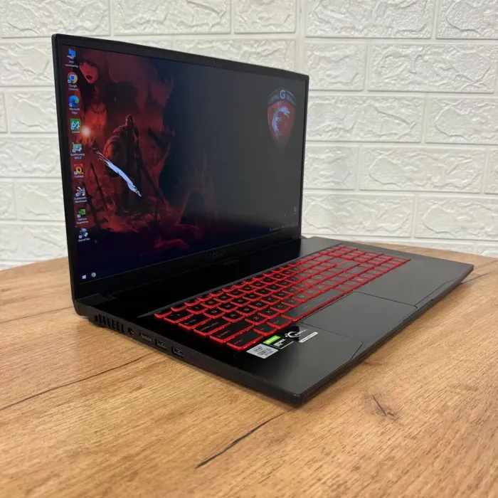 Ігровий ноутбук Б-клас MSI GF75 Thin 10SCSXR / 17.3" (1920x1080) IPS / Intel Core i5-10300H (4 (8) ядра по 2.5 - 4.5 GHz) / 16 GB DDR4 / 512 GB SSD / nVidia GeForce GTX 1650 Ti, 4 GB GDDR6, 128-bit / WebCam б/в - зображення 4