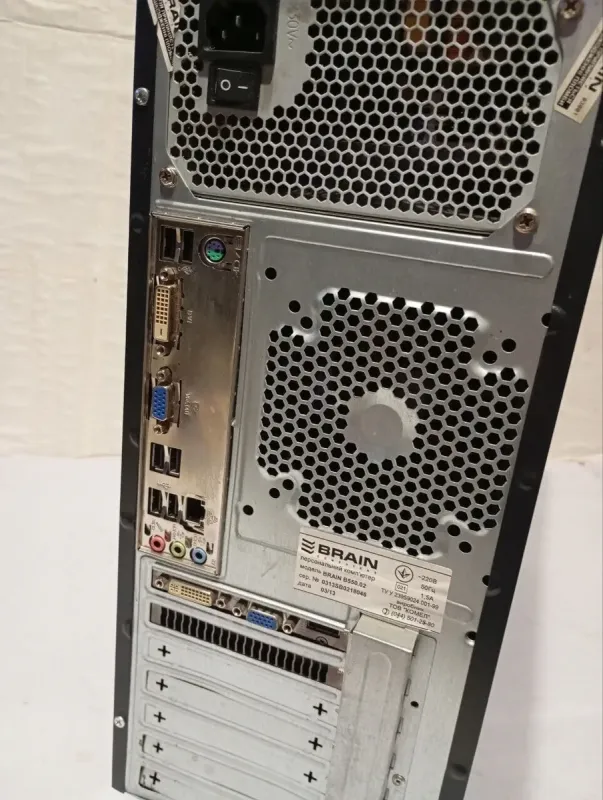 ПК Б-клас Frime Tower / Intel Core i5-3450S (4 ядра по 2.8 - 3.5 GHz) / 8 GB DDR3 / 500 HDD / nVidia GeForce GTS 450, 1 GB GDDR5, 128-bit / 400W / DVD-RW б/в - зображення 4