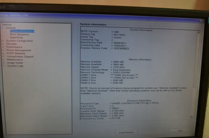 Комплект ПК: Dell Optiplex 390 SFF / Intel Core i3-2100 (2 (4) ядра по 3.1 GHz) / 8 GB DDR3 / 240 GB SSD / Intel HD Graphics 2000 + Монитор Dell Professional P1911b / 19" (1440x900) TN / DVI, VGA, USB б/в - зображення 8