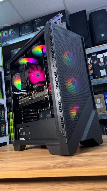 Збірка під замовлення: ігровий ПК MSI MAG Forge 120A B65 Tower / AMD Ryzen 5 7500F (6 (12) ядер по 3.7 - 5.0 GHz) / 32 GB DDR5 / 1000 GB SSD M.2 / AMD Radeon RX 6800 XT, 16 GB GDDR6, 256-bit / 750W б/в - зображення 3