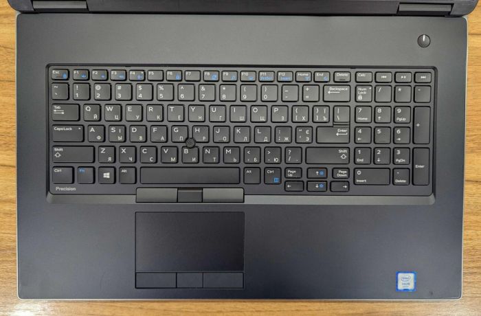 Ноутбук Dell Precision 7730 / 17.3" (1920x1080) IPS / Intel Xeon E-2186M (6 (12) ядер по 2.9 - 4.8 GHz) / 32 GB DDR4 / 512 GB SSD / Intel UHD Graphics P630 / HDMI / Windows 10 б/в - зображення 3